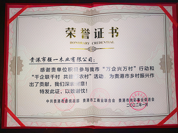 榮譽證書